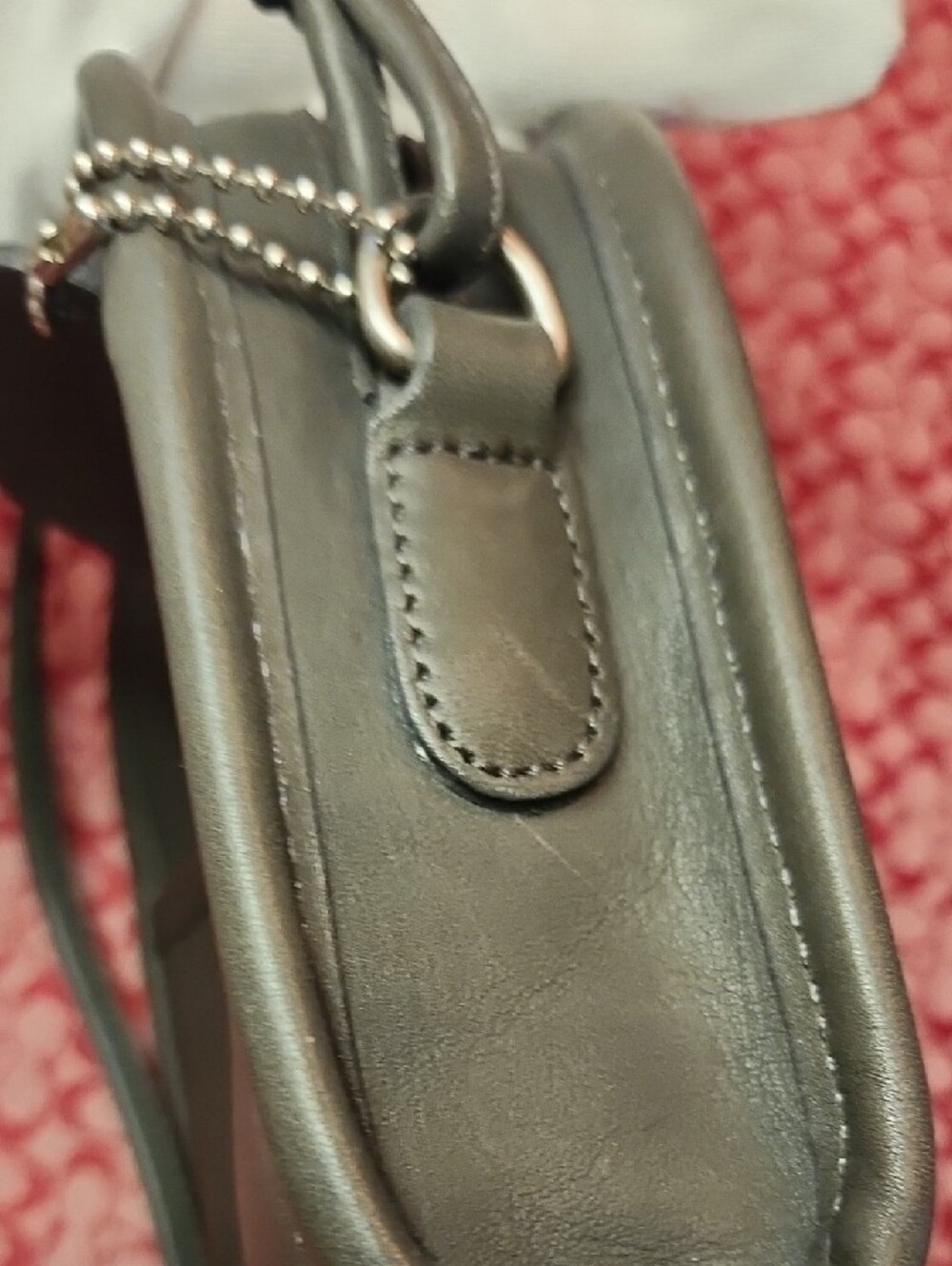 Coach Abbie Dark Olive Leather Small Crossbody Bag.Vintage.Style 9017 - Picture 10 of 14